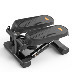 Home Office Exercise 330LBS Capacity Mini Stepper With Resistance Bands And LCD Monitor